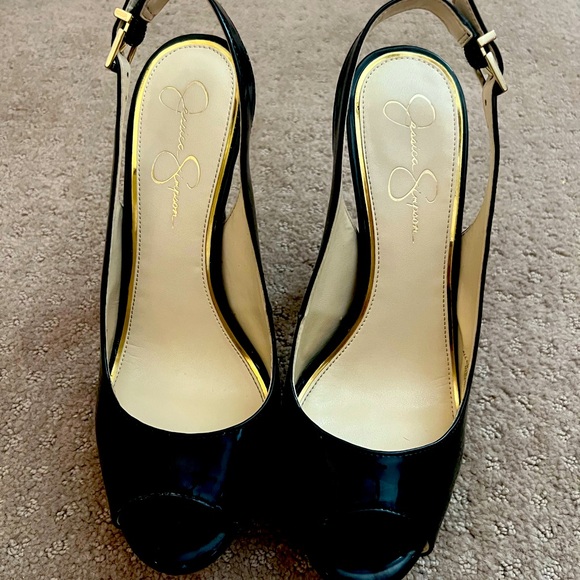 Black Jessica Simpson Heels - Picture 3 of 4